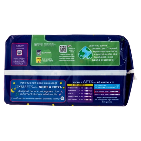 Lines Seta Ultra Trio Cp Notte 30 pezzi